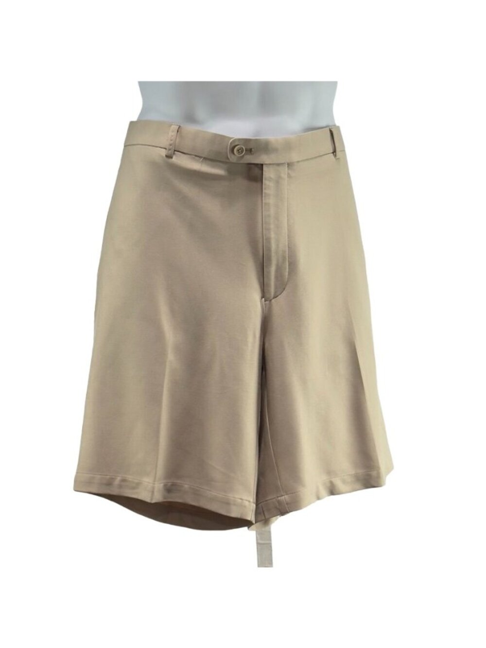 PETER MILLAR Wicking Men's Beige Performance Polyester Stretch Shorts Size 40